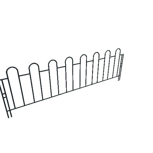 Metal fence